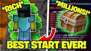 FIRST 24 HOURS OF RESET!! + HUGE MONEY MAKING METHOD MAKES MILLIONS!!! | Minecraft Factions (PvPLab)