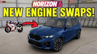 FORZA HORIZON 6: The New Engine Swaps Are Insane! (Even Motorcycle Engines!)
