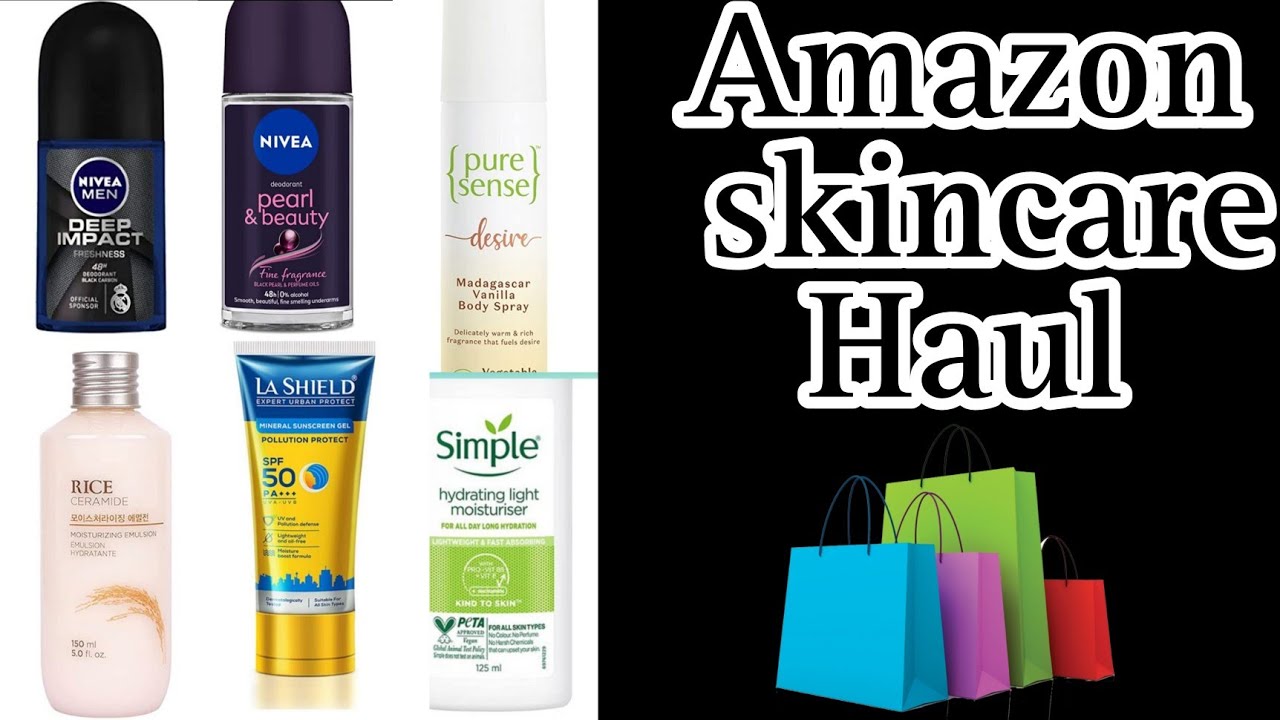 Amazon Skincare haul/ summer Skincare from amazon YouTube