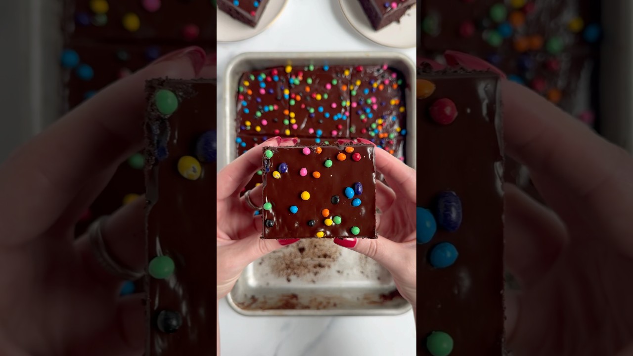 Cosmic Brownie Sheet Cake Recipe