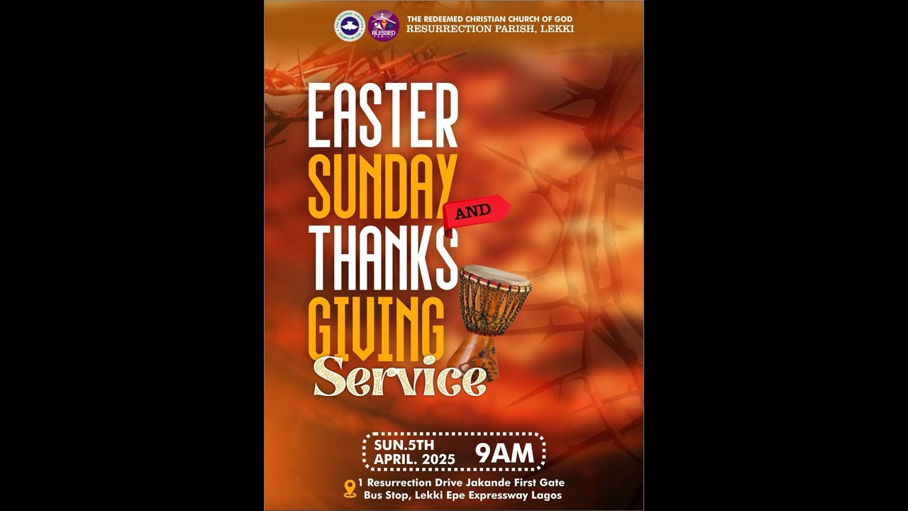 Easter Sunday Thanksgiving Service || 5th April 2026 - YouTube