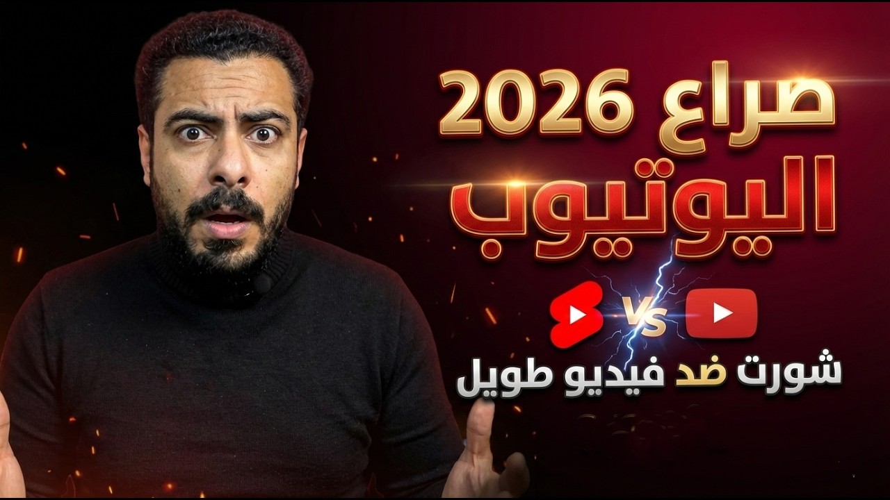 الفرق بين الفيديوهات الطويلة و Shorts على يوتيوب 2026 | امتى تعمل فيديو طويل وامتى تعمل شورتس؟
