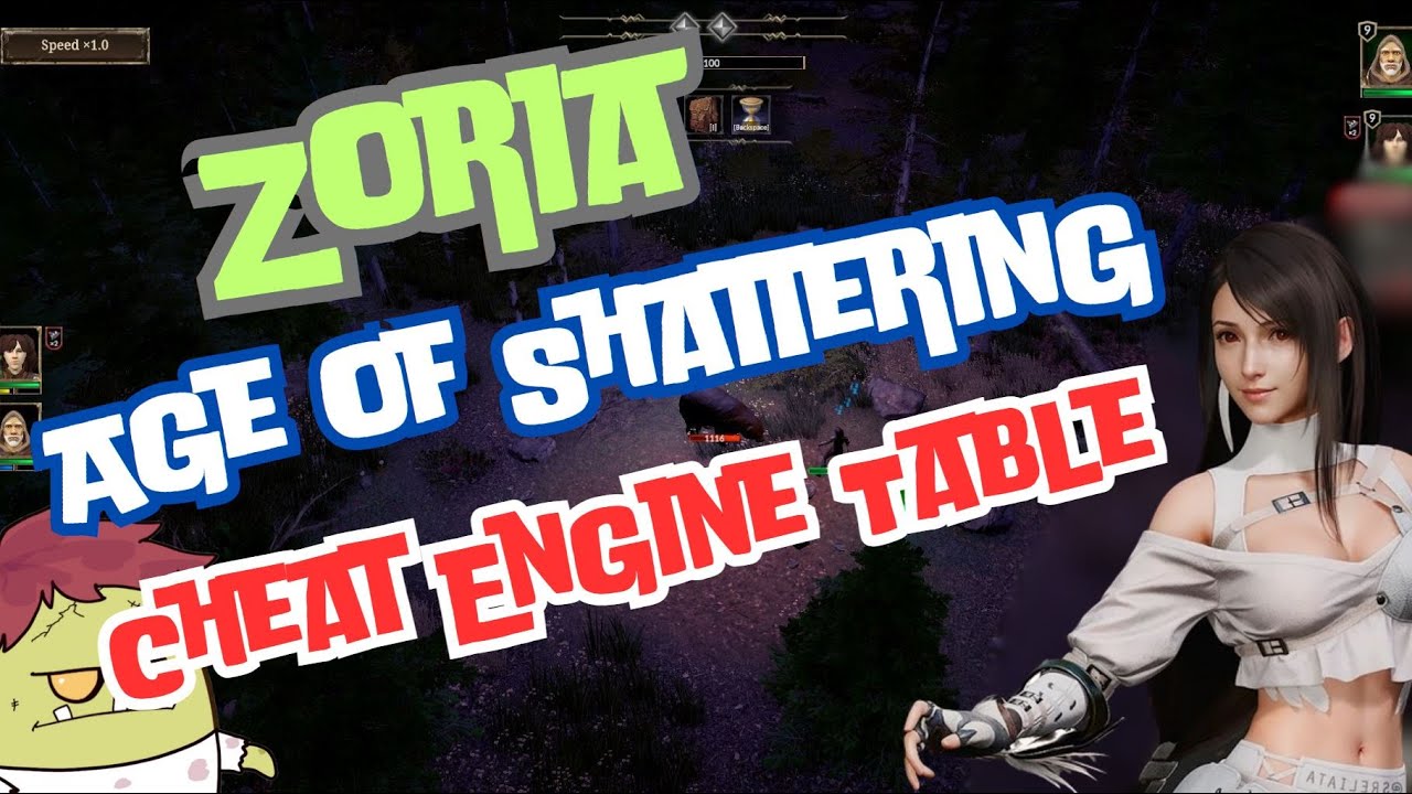 Zoria - Age of Shattering Cheat Table 🛠️ | Infinite Items, Merchant Gold, Damage Control & More! 💎