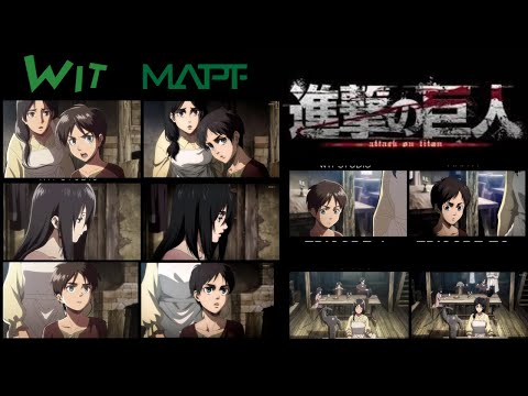 MAPPA vs WIT Studio | Attack on Titan Episode 1 and 79 Comparison