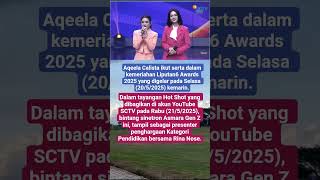 Bintang Sinetron Asmara Gen Z Aqeela Calista Meriahkan Liputan6 Awards 2025. #shrots #trending  #fyp