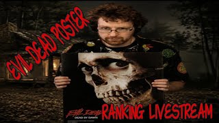 EVIL DEAD POSTER RANKING LIVESTREAM