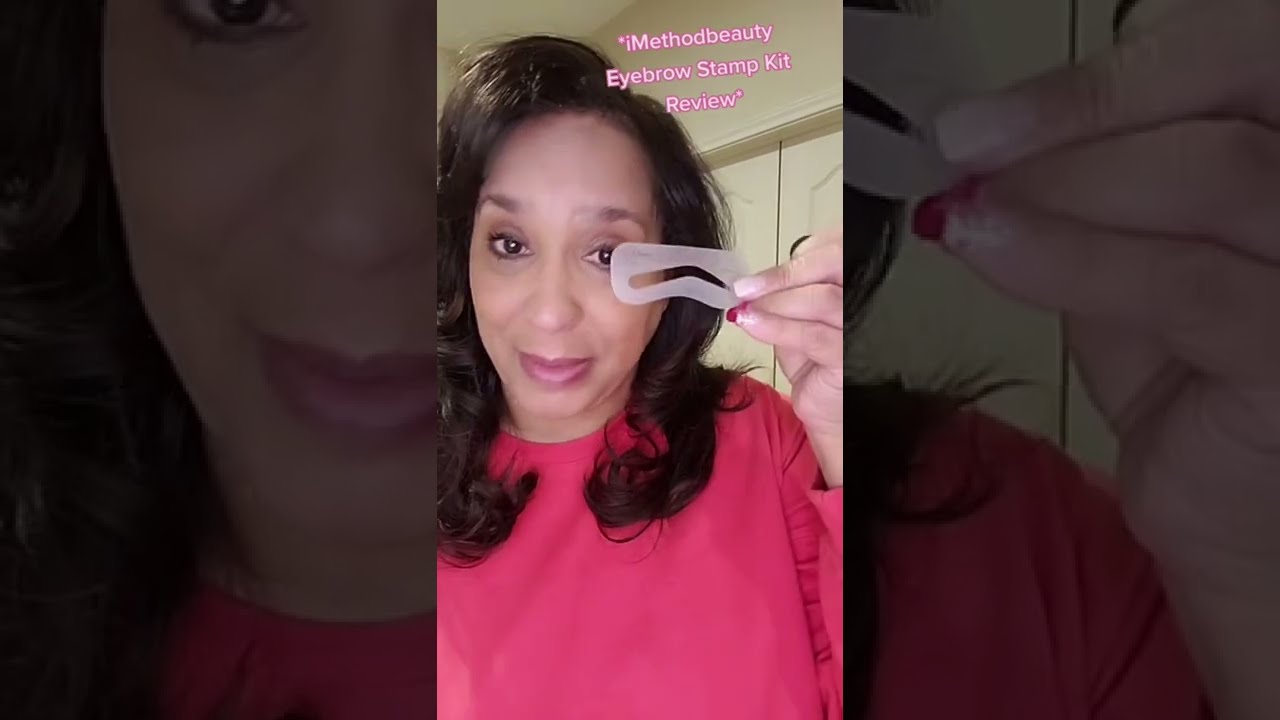 FASTEST BROWS EVER!? iMETHOD EYEBROW STAMP STENCIL KIT🥰🙌😍