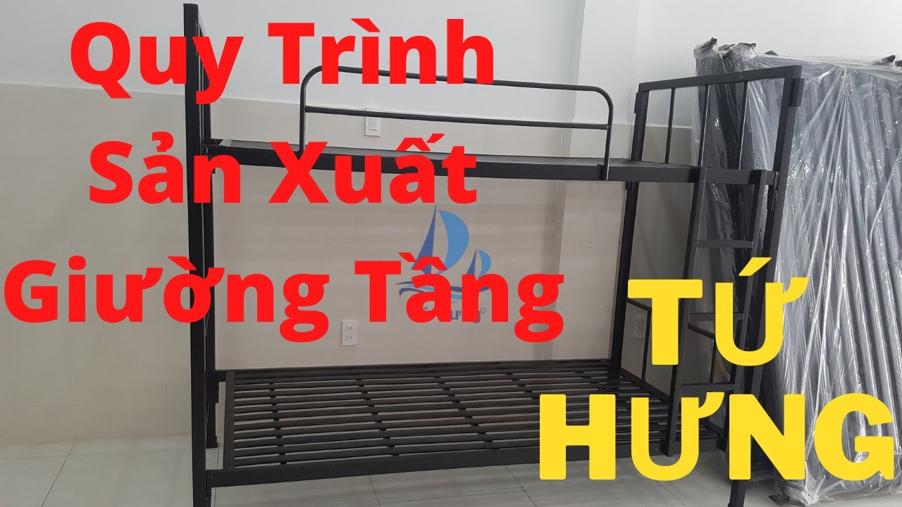 Quy trình sản xuất giường sắt Tứ Hưng | Giường Sắt Giá... - youtube