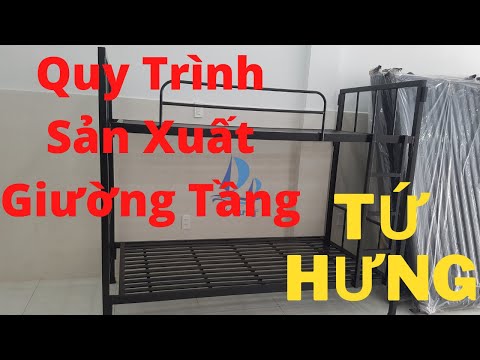 Video Quy trình sản xuất giường sắt Tứ Hưng | Giường Sắt Giá... - youtube