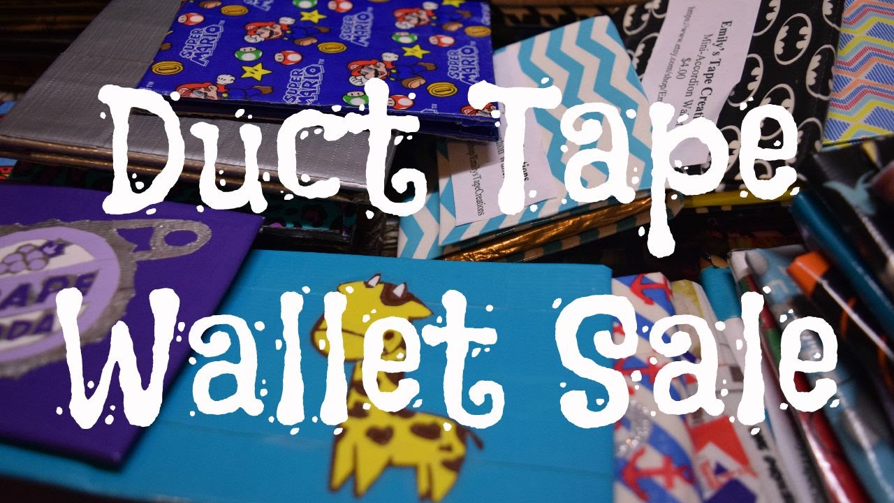 HUGE Duct Tape Wallet Sale!! (CLOSED)