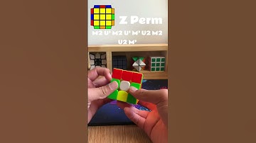 Z Perm | Algorithm and Fingertricks