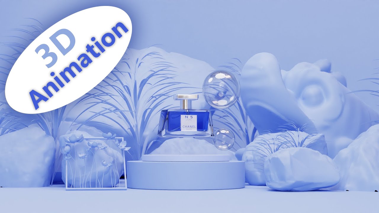 Blender Perfume 3D Animation for Branding Blender YouTube