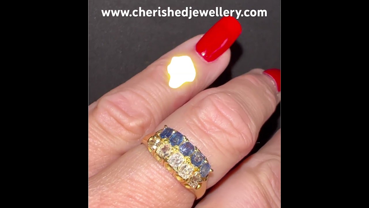 www.cherishedjewellery.com #goldring #goldjewellery #diamondring #antiquejewellery #engagementring