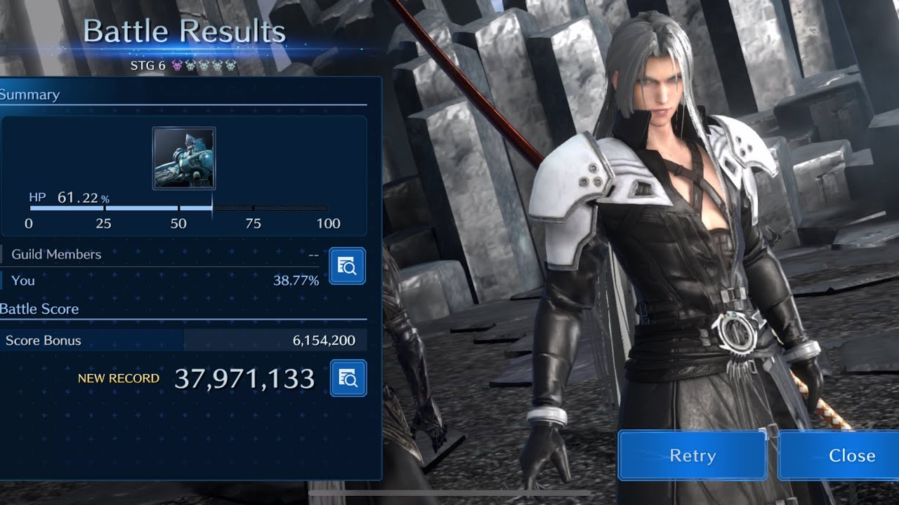 FF7EC- Guild Battle 20 Restive Snow Doll stage 6 38.77% -Nemesis