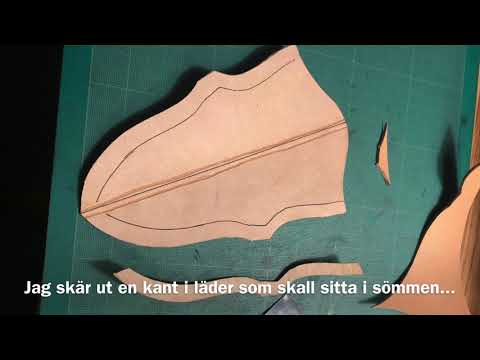 Video: Hur Man Gör En Brosch Av Läder