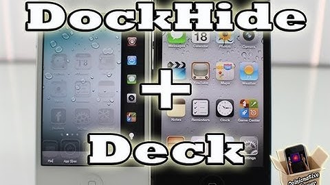 DockHide + Deck = Perfect Tweak Combo?
