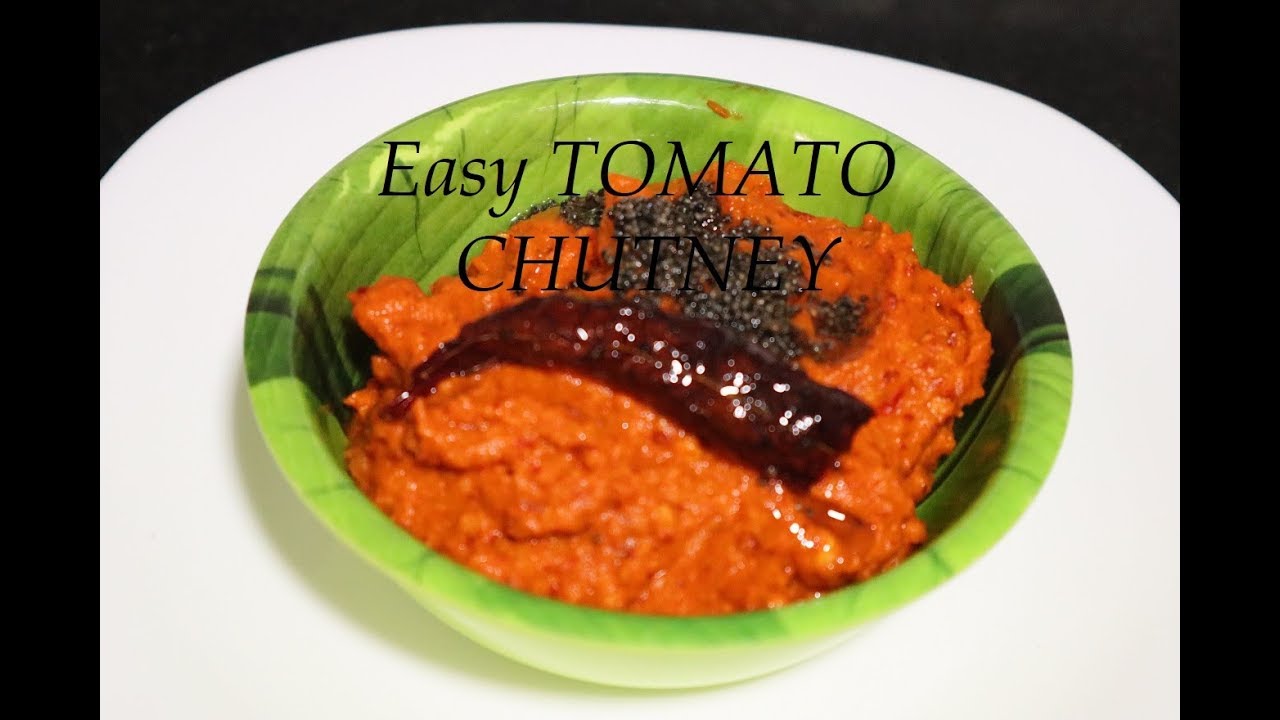 QUICK ONION TOMATO CHUTNEY for DOSA, PADDU, IDLI YouTube