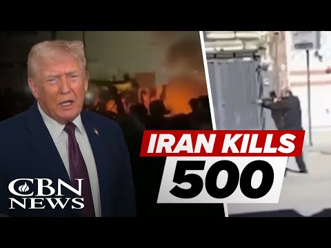 Iran Kills 500 Protestors Trump Warns Of Deploying Powerful Force Against Regime 