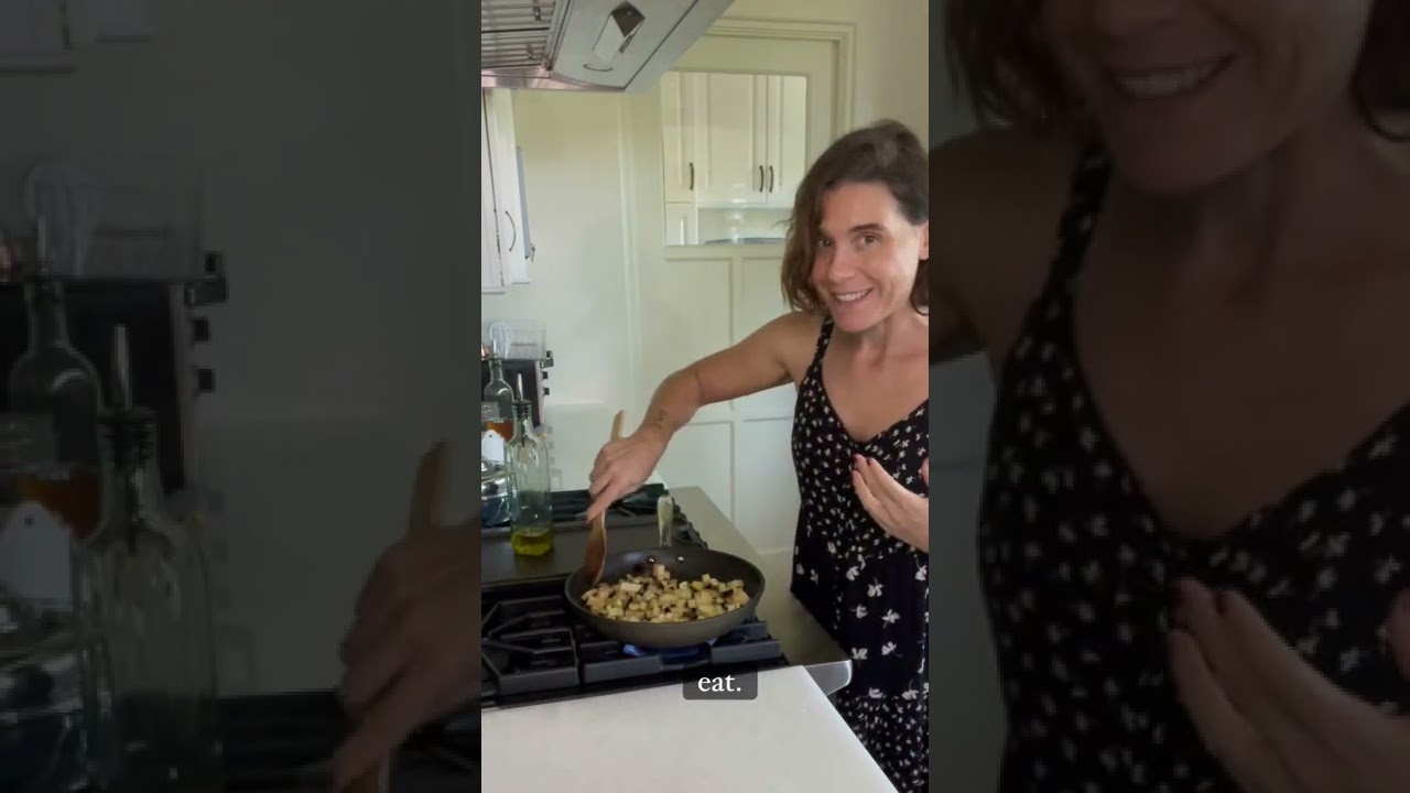 Warm Eggplant Salad with Cherry Tomatoes, Goat Cheese, and Lemon Thyme