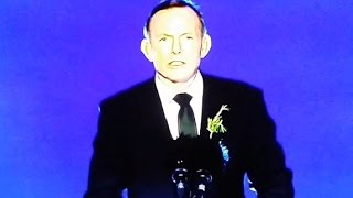 ANZAC DAY 2015 Gallipoli Dawn service Tony Abbott address