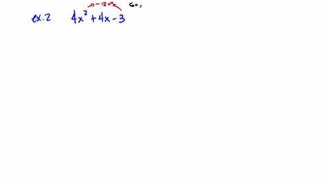 Factoring a quadratic when a is greater than 1