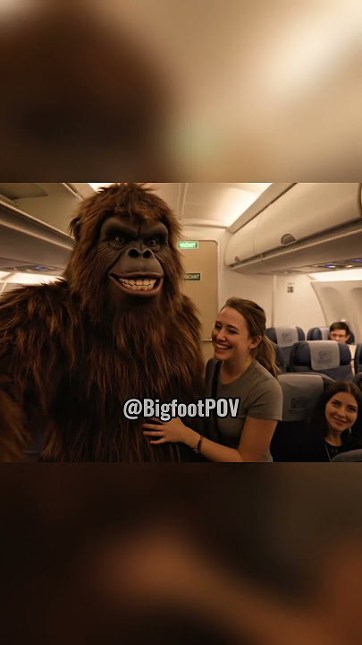 Bigfoot on a Mission at 30,000ft 💀✈️