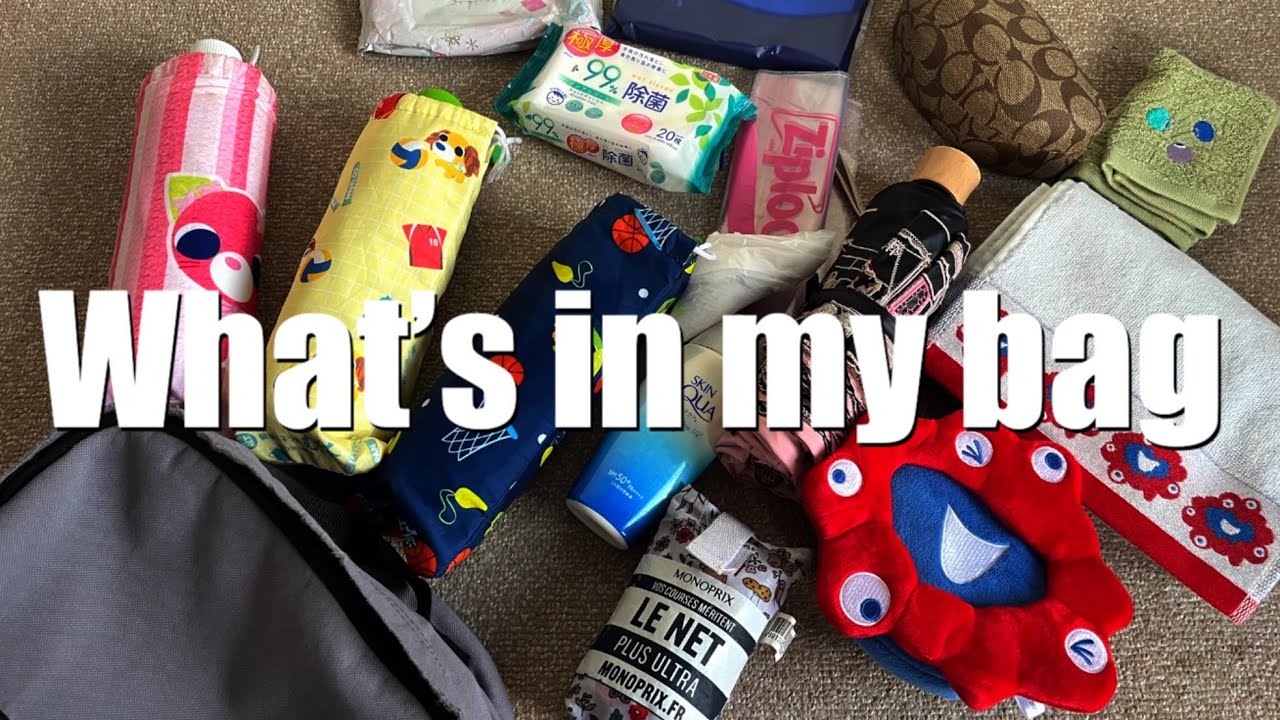 【万博】ソロ万博する日のカバンの中身/真夏を乗り切るアイテム紹介/ミャク様グッズ