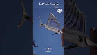 What If Sea Monster Could Fly? | Epic Sea Monster Size Comparison #monster #seamonsters #seaeater