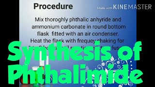 Synthesis of Phthalimide