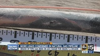 More leaks confirmed in natural gas pipeline