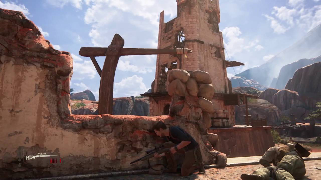 Uncharted 4: Shooting Missiles Out of The Sky - YouTube