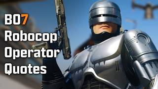 Black Ops 7 Zombies - Robocop Operator Quotes
All footage used was recorded and edited together by myself.
Subscribe! - https://www.youtube.com/c/Gunax332
Black Ops 7 Operators - https://www.youtube.com/playlist?list=PLgz8LYQeF04KD6XwV6MhKlej7KrW3w64K
Black Ops 7 Operator Dialogue
Black Ops 7 Operator Voice Lines
#blackops7 #bo7zombies #bo7 #davechappelle Black Ops 7 Zombies - Robocop Operator Quotes