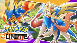 Pokemon UNITE: Zacian (All-Rounder) Gameplay 