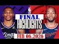Sacramento Kings vs Los Angeles Clippers FINAL Qtr Feb 06.2025 Highlights | NBA HIGHLIGHT