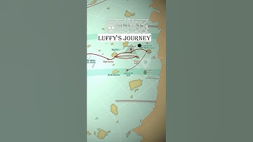 Luffy’s Full Journey Mapped in 60 Seconds 🌍🗺️One Piece World