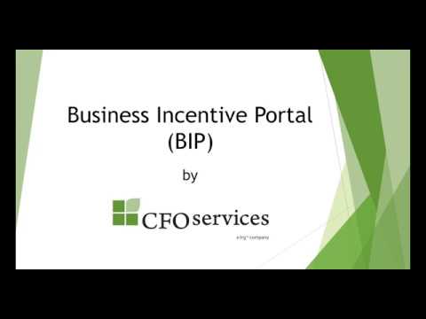 Business Incentive Portal (BIP) Walkthrough