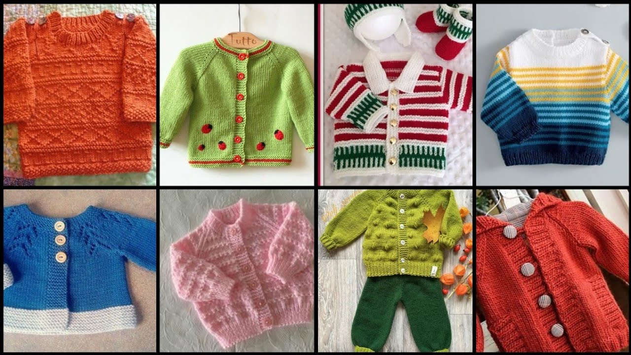 Latest Knitted Baby Sweater Design/Sweater Design For Baby Girl/Sweater