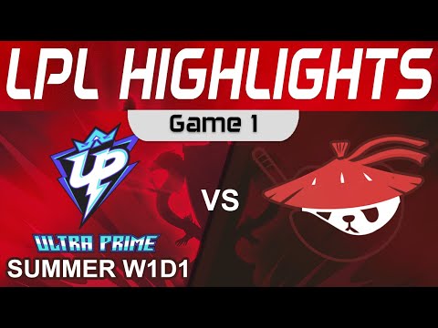 UP vs AL Highlights Game 1 LPL Summer Season 2023 W1D1 Ultra Prime vs Anyone's Legend by Onivia