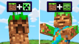 We made Minecraft Mobs from Dirt