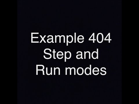 Micro:bit -Example 404 Bare Wire Computer Step and Run Modes
