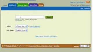 How to access e-databases