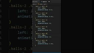 Ball animation #css #js #htlm #trending #trendingreels #shorts #shortfilm #animation