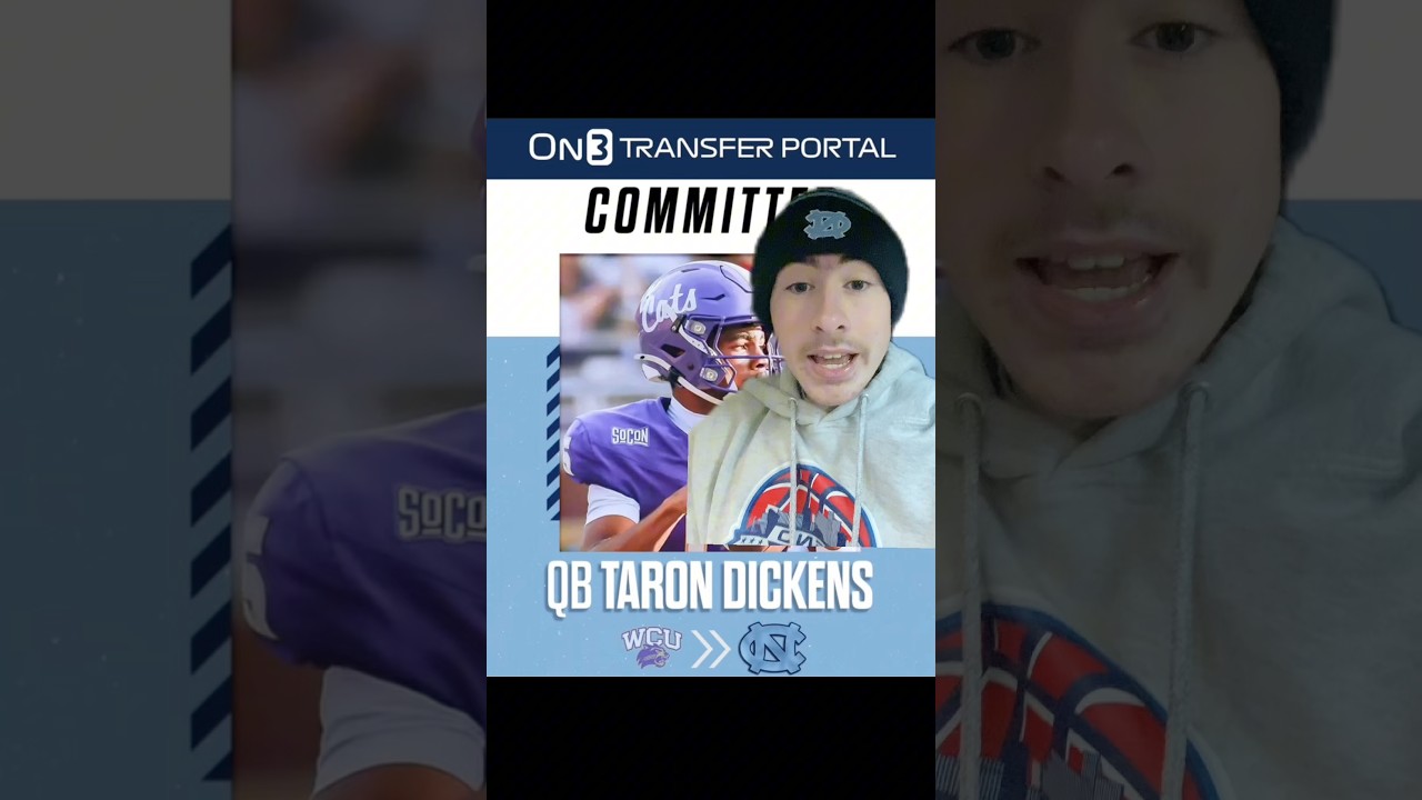 🚨UNC lands ELITE FCS transfer QB Taron Dickens 🔥