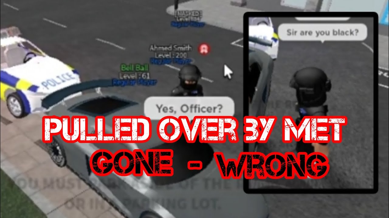 Pulled Over By Met, GONE WRONG!! | Roblox SL2 | South London 2
