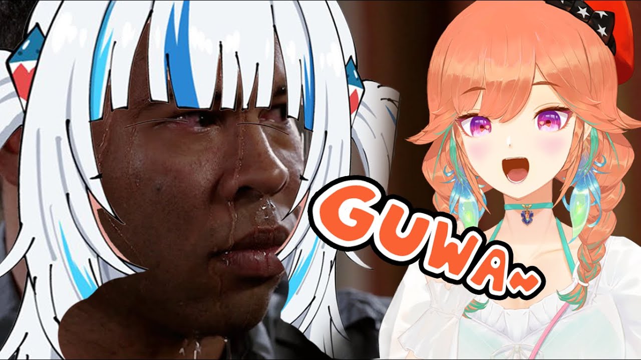 [ENG SUB/Hololive] Kiara's Extrovert energy made Gura sweating bullets