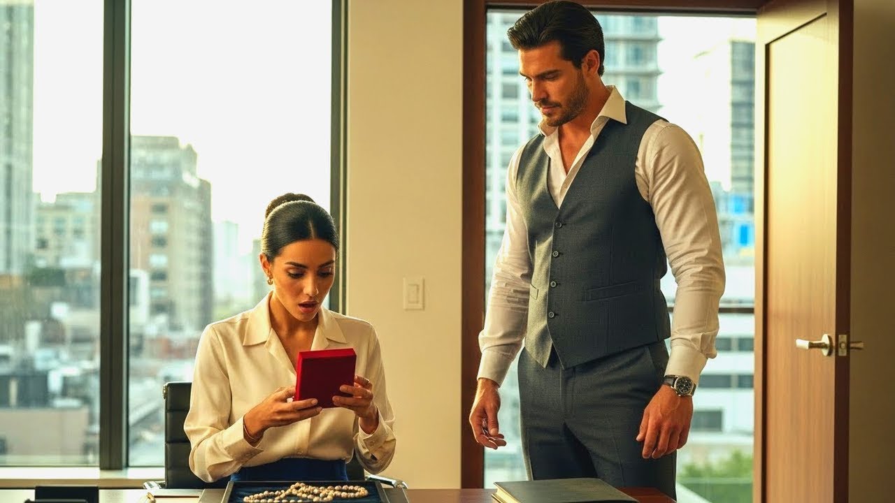 She Found a Christmas Gift on Her Desk — The Jealous Mafia Boss Asked: 