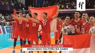 Voli Putra Indonesia Cetak Hattrick Medali Emas, Kalahkan Tuan Rumah Kamboja di Final SEA Games 2023