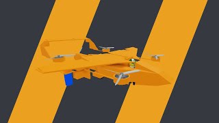 ROBLOX- Plane Crazy [Tutorial] Firefighting V-TOL Drone (By ceaseReece)
