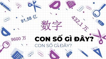 Cách dịch CON SỐ trong tiếng Trung