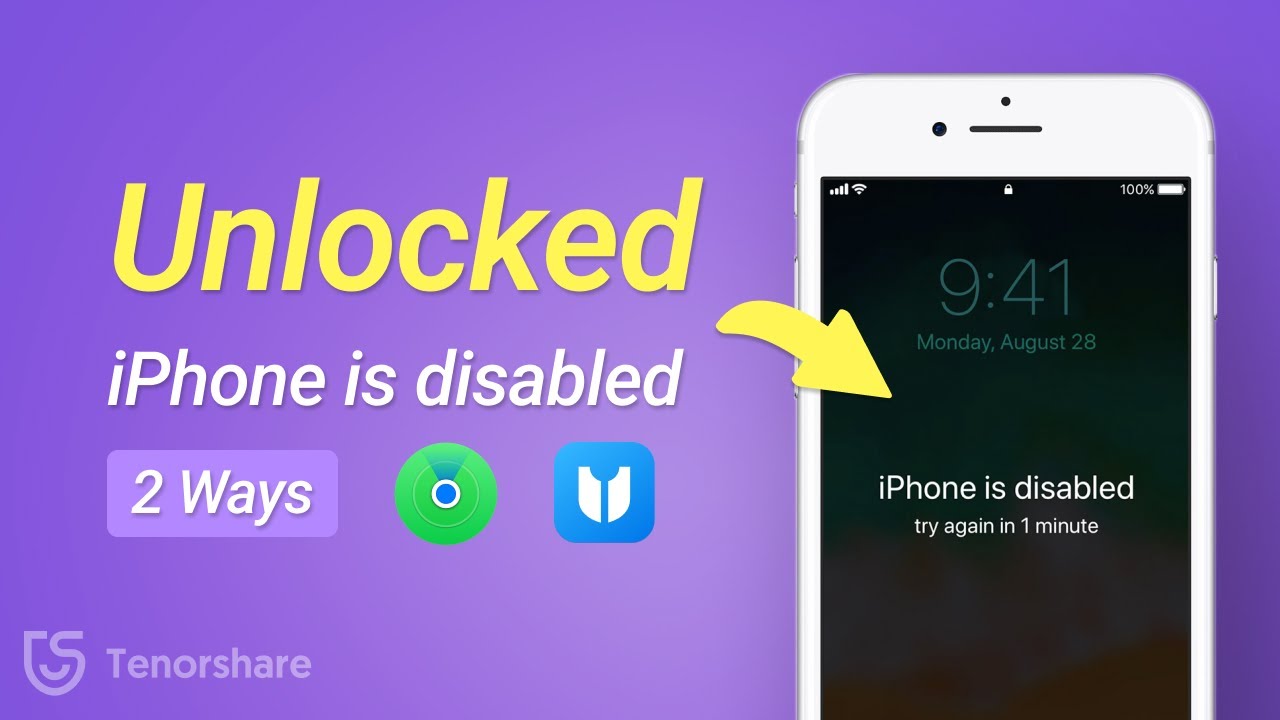 iPhone 6 / 6s is Disabled? 2 Ways to Unlock it without Password or